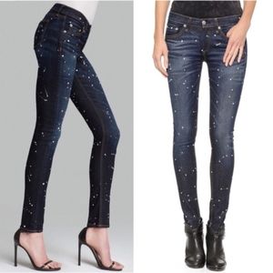 rag & bone anfield splatter jeans